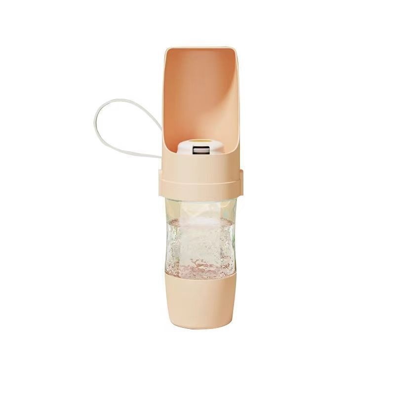 2-in-1 Travel Dog Water Bottle & Feeder