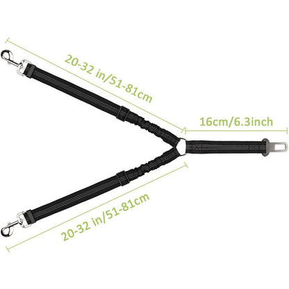 Double-Ended Pet Car Seat Belt