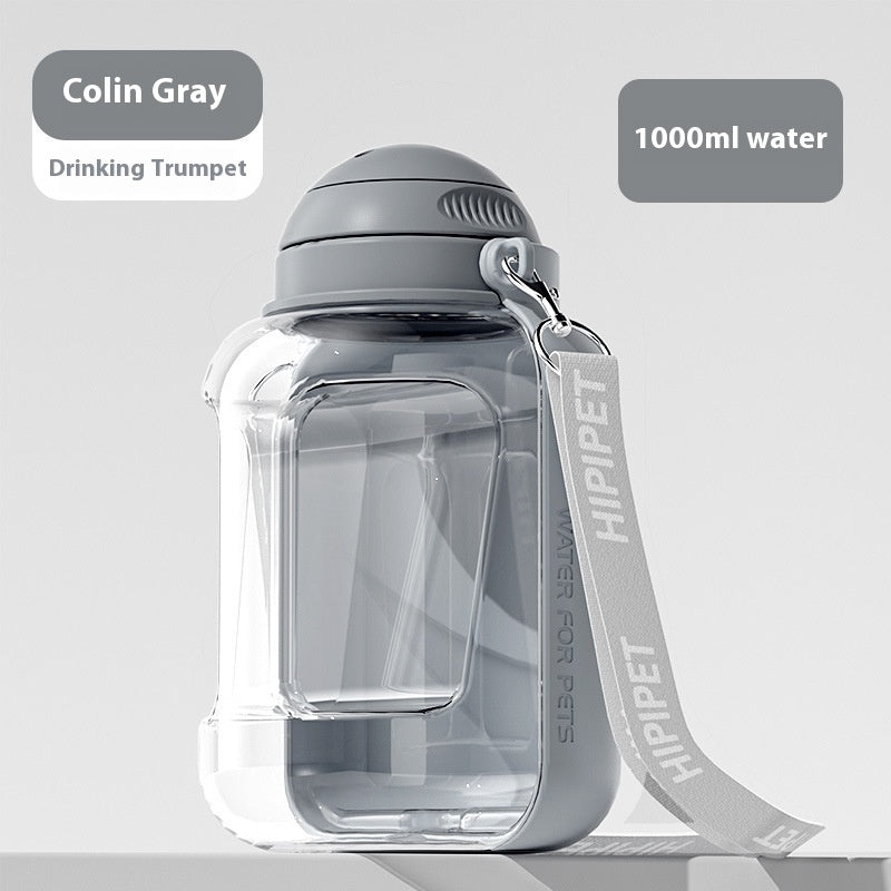 2-in-1 Portable Pet Water and Food Dispenser