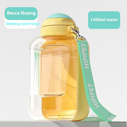 2-in-1 Portable Pet Water and Food Dispenser