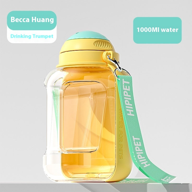 2-in-1 Portable Pet Water and Food Dispenser