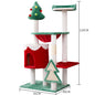 Christmas Cat Tree with Scratching Board