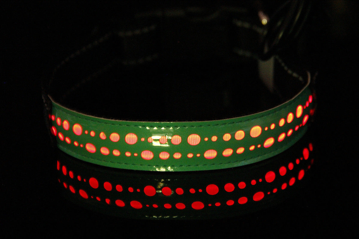 LED Leather Collar for Pets