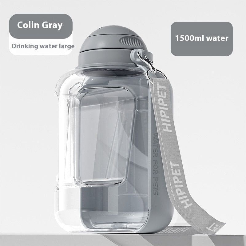 2-in-1 Portable Pet Water and Food Dispenser