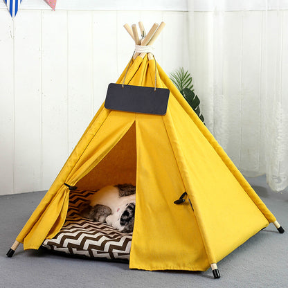 Cozy Pet Teepee Tent Bed