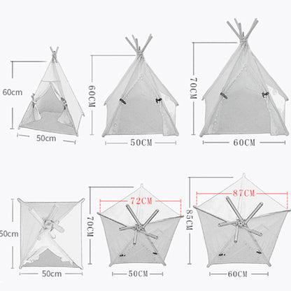 Cozy Pet Teepee Tent Bed