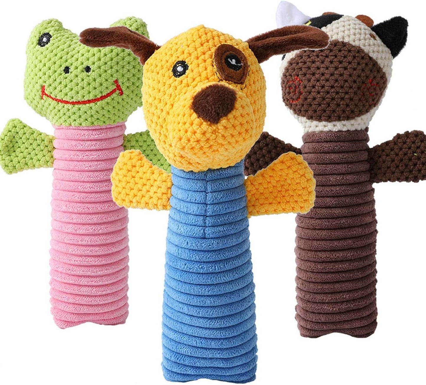 Squeaky Plush Dog Chew Toy