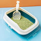 Semi-Closed Odor-Proof Cat Litter Box with Scoop