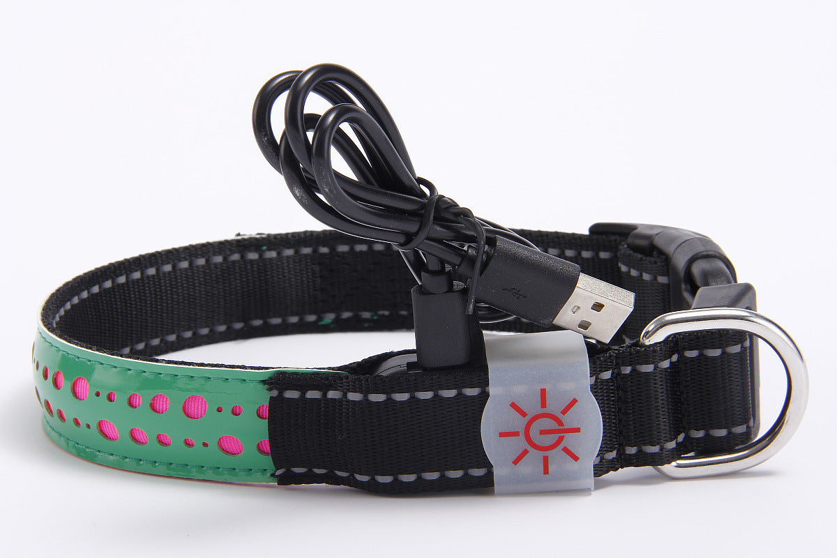 LED Leather Collar for Pets