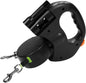 LED Dual Retractable Dog Leash