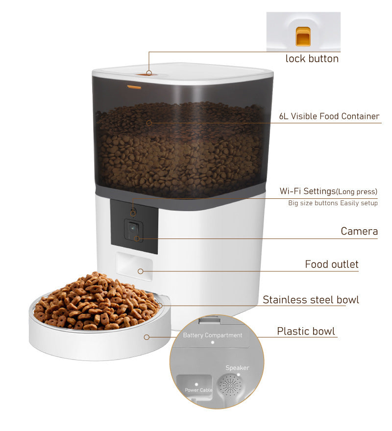 Smart Video Automatic Pet Feeder