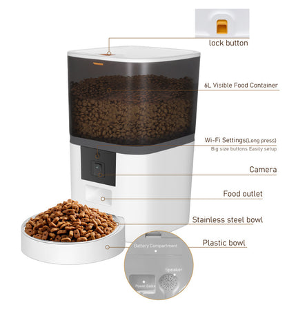 Smart Video Automatic Pet Feeder