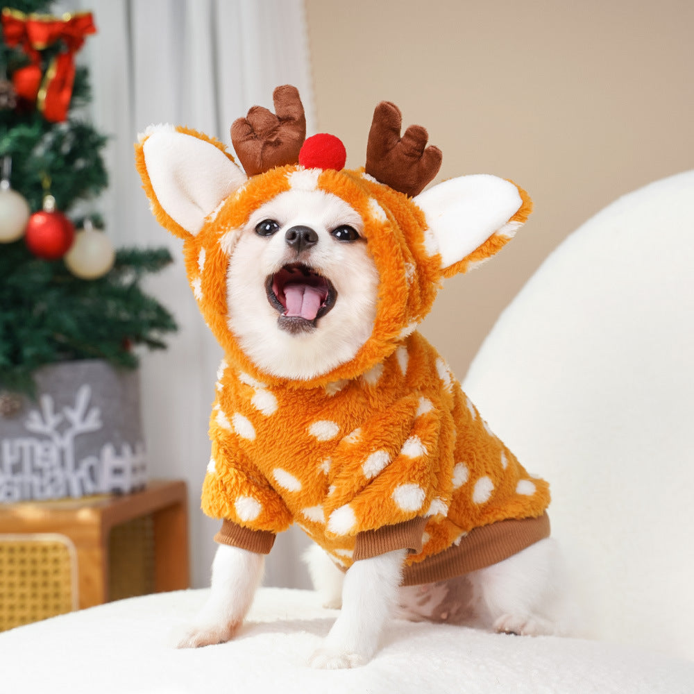 Christmas Elk Pet Costume