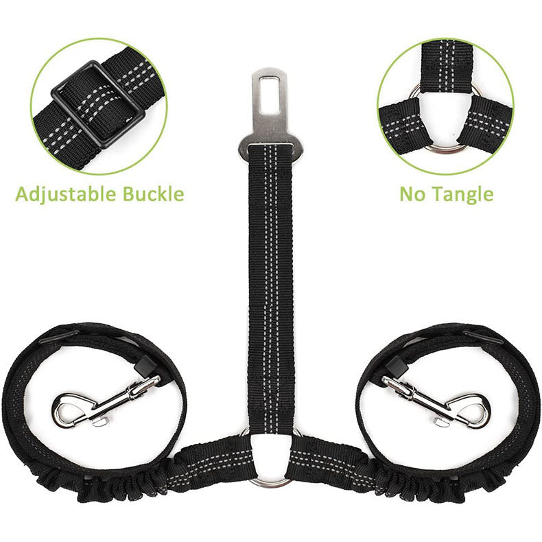 Double-Ended Pet Car Seat Belt