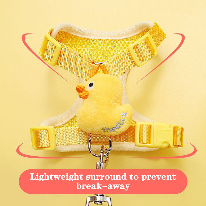 Yellow Duck Traction Rope for Pets