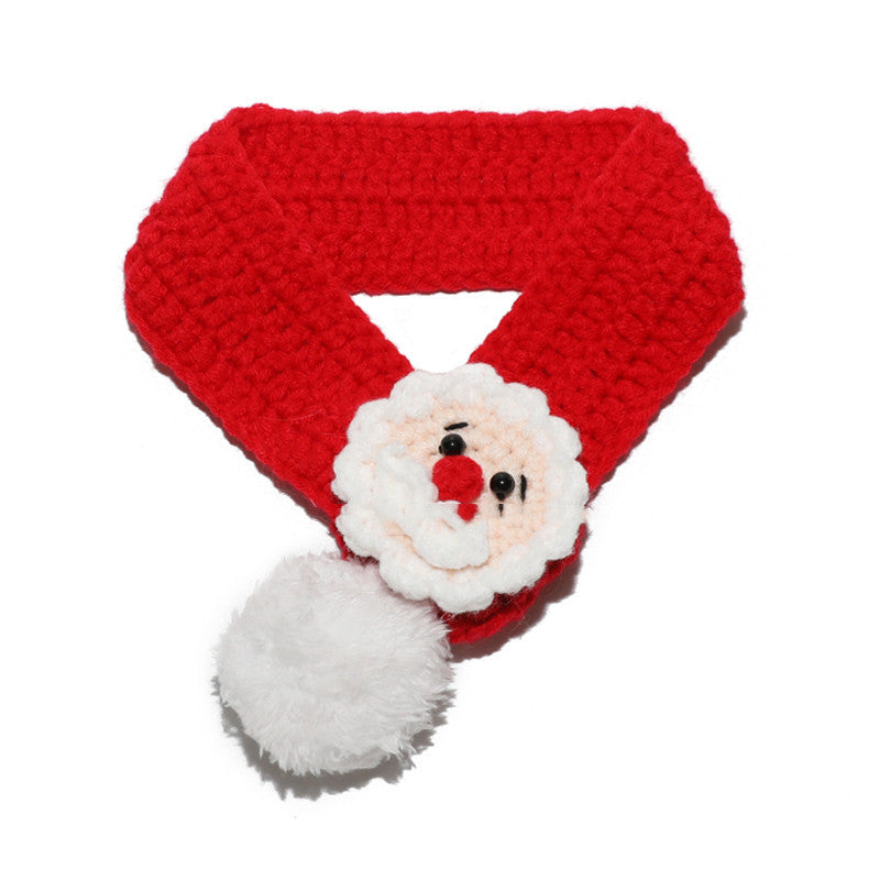 Festive Hand-Woven Pet Christmas Hat