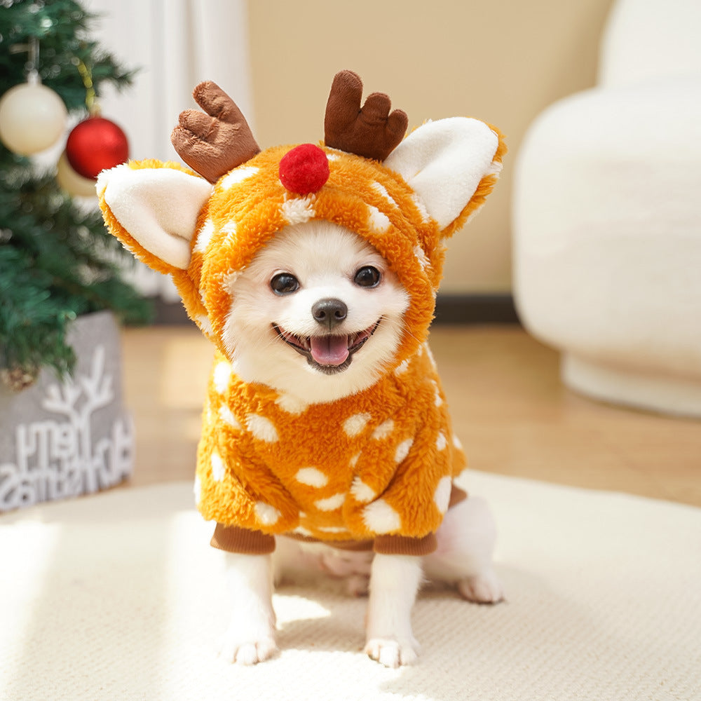 Christmas Elk Pet Costume