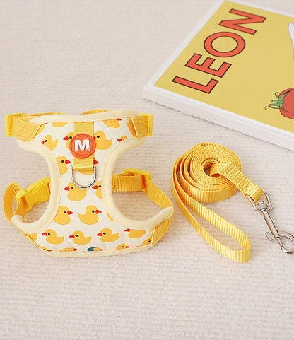 Yellow Duck Traction Rope for Pets