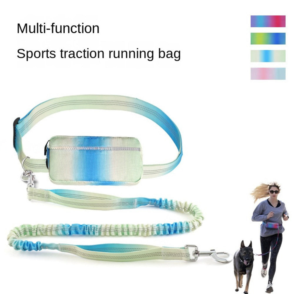 Hands-Free Adjustable Dog Leash with Waist Belt